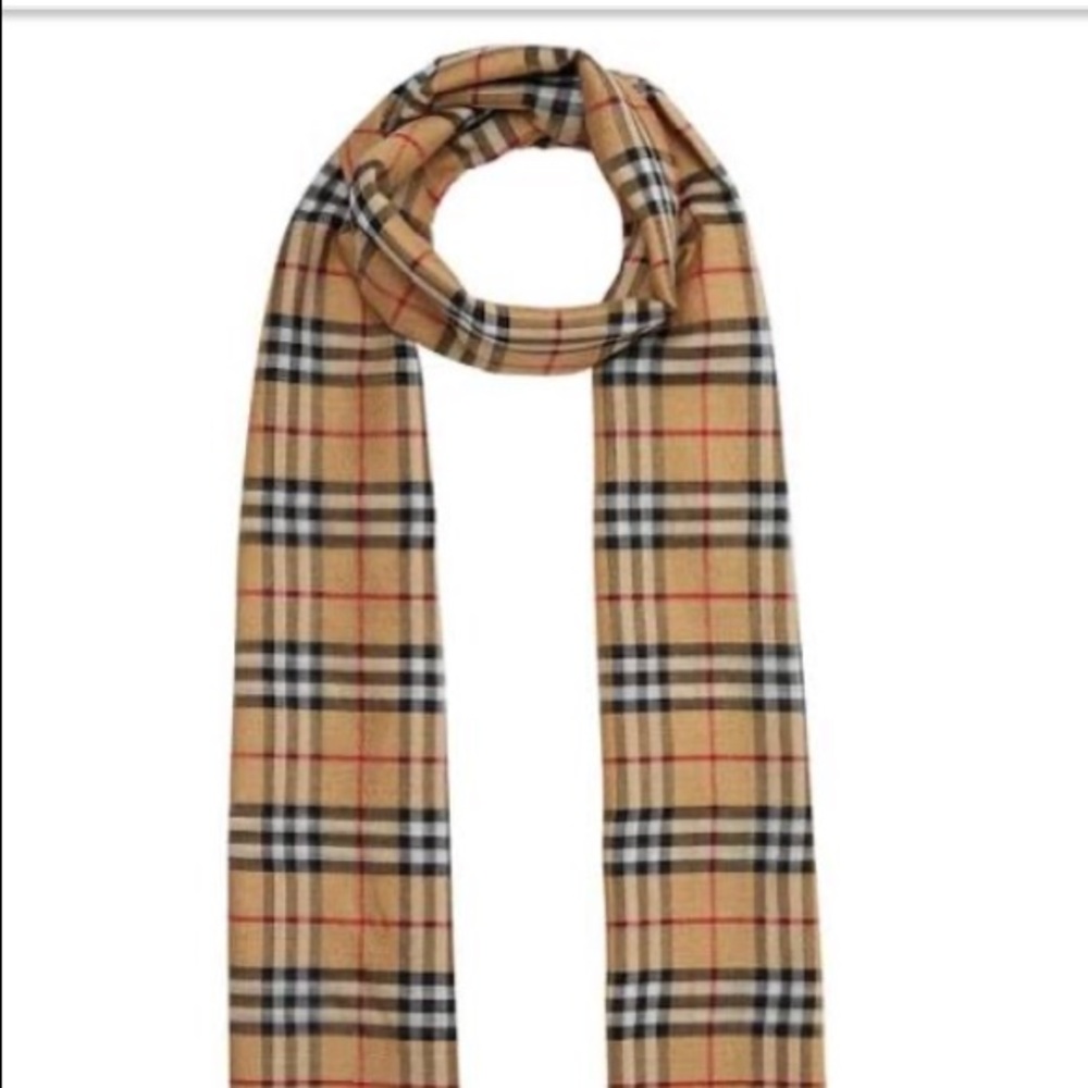 Authentic Classic Plaid Burberry Scarf